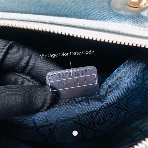 dior bag date codes.